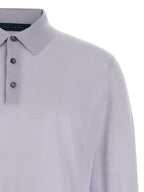 Kiton Blue Wool Polo Shirt