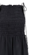 Ganni Gray Viscose Long Dress