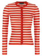 Dolce & Gabbana Orange Viscose Cardigan