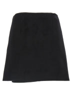 Ermanno Scervino Black Virgin Wool Long Skirt