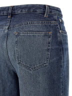 A.P.C. Blue Cotton Jeans Denim