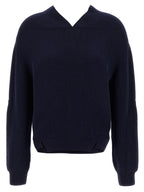 Victoria Beckham Blue Wool Cardigan