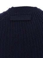 Victoria Beckham Blue Wool Cardigan