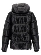 Dsquared² Black Polyamide Full-Length Jacket
