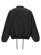 Jil Sander Black Polyester Bomber