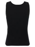 Kenzo Black Viscose Sleeveles T-Shirt