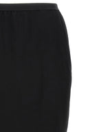 Rick Owens Black Wool Mini Skirt