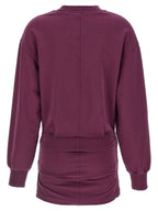The Attico Bordeaux Cotton Short Dress