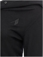 The Attico Black Virgin Wool Short Dress