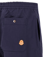 MONCLER GENIUS Blue Cotton Casual Pants
