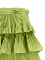 Valentino Garavani Bicolor Silk Long Skirt