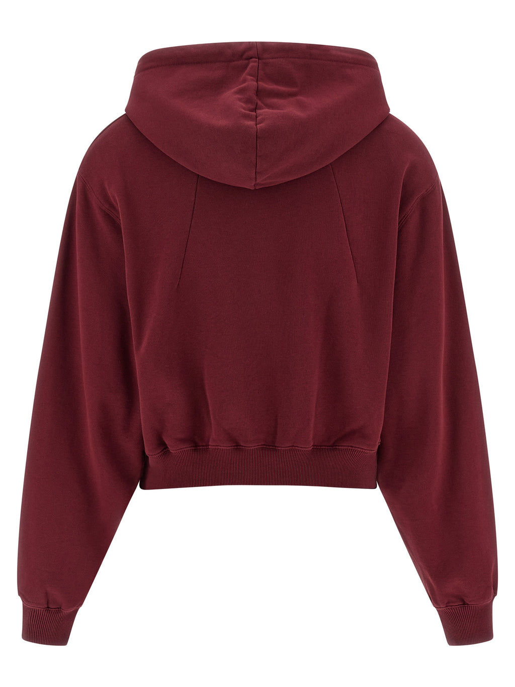 ROTATE BIRGER CHRISTENSEN Bordeaux Cotton Hoodie