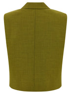 Theory Bicolor Polyester Sleeveless Jacket