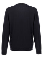 Roberto Collina Blue Merino Wool Cardigan