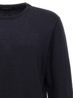 Roberto Collina Blue Merino Wool Cardigan