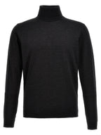 Roberto Collina Gray Merino Wool Cardigan