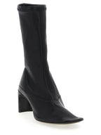 Jil Sander Black Lamb Leather Ankle Boots