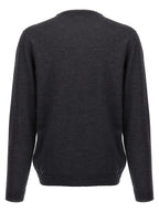 Roberto Collina Gray Merino Wool Cardigan