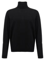 Roberto Collina Black Merino Wool Cardigan
