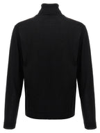 Roberto Collina Black Merino Wool Cardigan