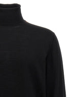 Roberto Collina Black Merino Wool Cardigan