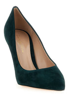 Gianvito Rossi Bicolor Suede Leather High Heel Pumps