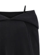 MM6 Maison Margiela Black Cotton Short Dress