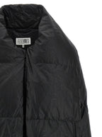 MM6 Maison Margiela Black Viscose Coat