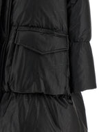 MM6 Maison Margiela Black Viscose Coat