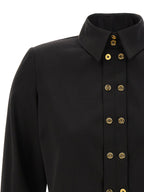 Elisabetta Franchi Black Lycra Blouse