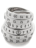 MM6 Maison Margiela Silver Brass Ring