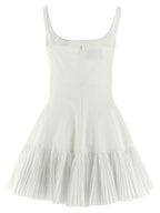 Giovanni Bedin White Poplin Short Dress