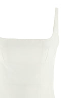 Giovanni Bedin White Poplin Short Dress