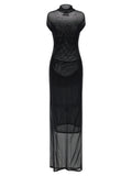 Jean Paul Gaultier Black Polyamide Long Dress