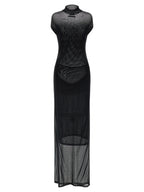 Jean Paul Gaultier Black Polyamide Long Dress