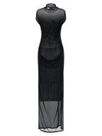 Jean Paul Gaultier Black Polyamide Long Dress
