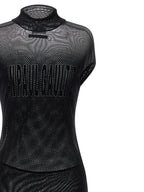 Jean Paul Gaultier Black Polyamide Long Dress