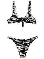 The Attico Bicolor Polyamide Bikini