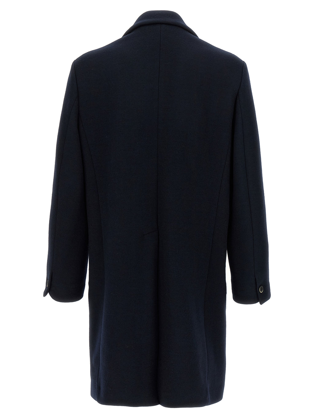 Black Virgin Wool Coat