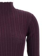 Giuseppe Di Morabito Purple Wool Short Dress