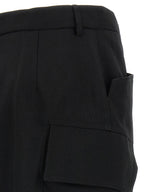 Rick Owens Black Wool Midi Skirt