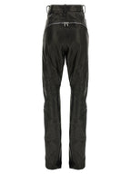 Rick Owens Black Leather Pants