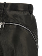 Rick Owens Black Leather Pants