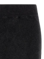 Alexander Wang Black Cotton Long Skirt