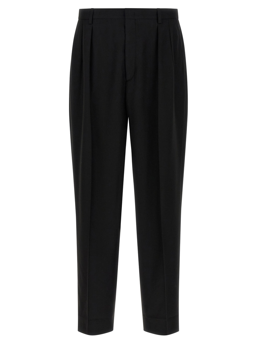 CELLAR DOOR Black Polyester Dress Pants