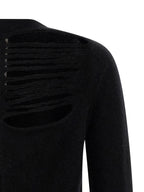 Rick Owens Black Wool Cardigan