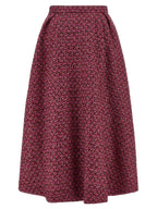 Alessandra Rich Multicolor Polyamide Midi Skirt