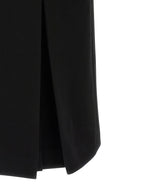 Ermanno Scervino Black Viscose Midi Dress