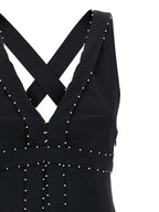 Giovanni Bedin Black Acetate Short Dress
