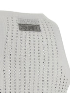 The Attico White Cotton Sleeveles T-Shirt